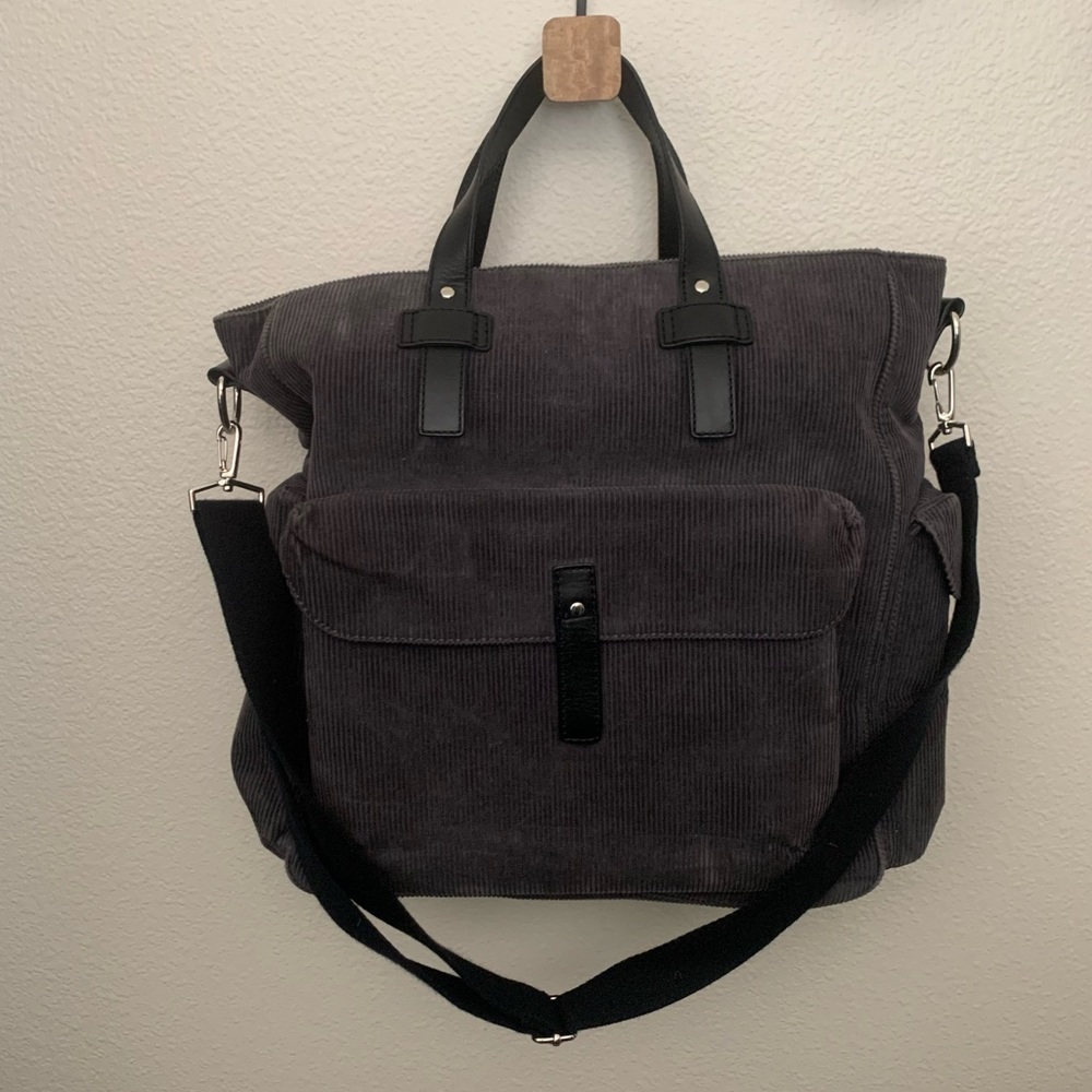 Leonello Borghi corduroy tote - Picture 2 of 5